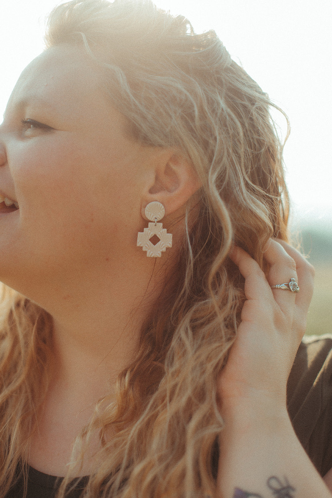 Polymer Clay Sunflower Earrings – Tea-Shirt Shoppe