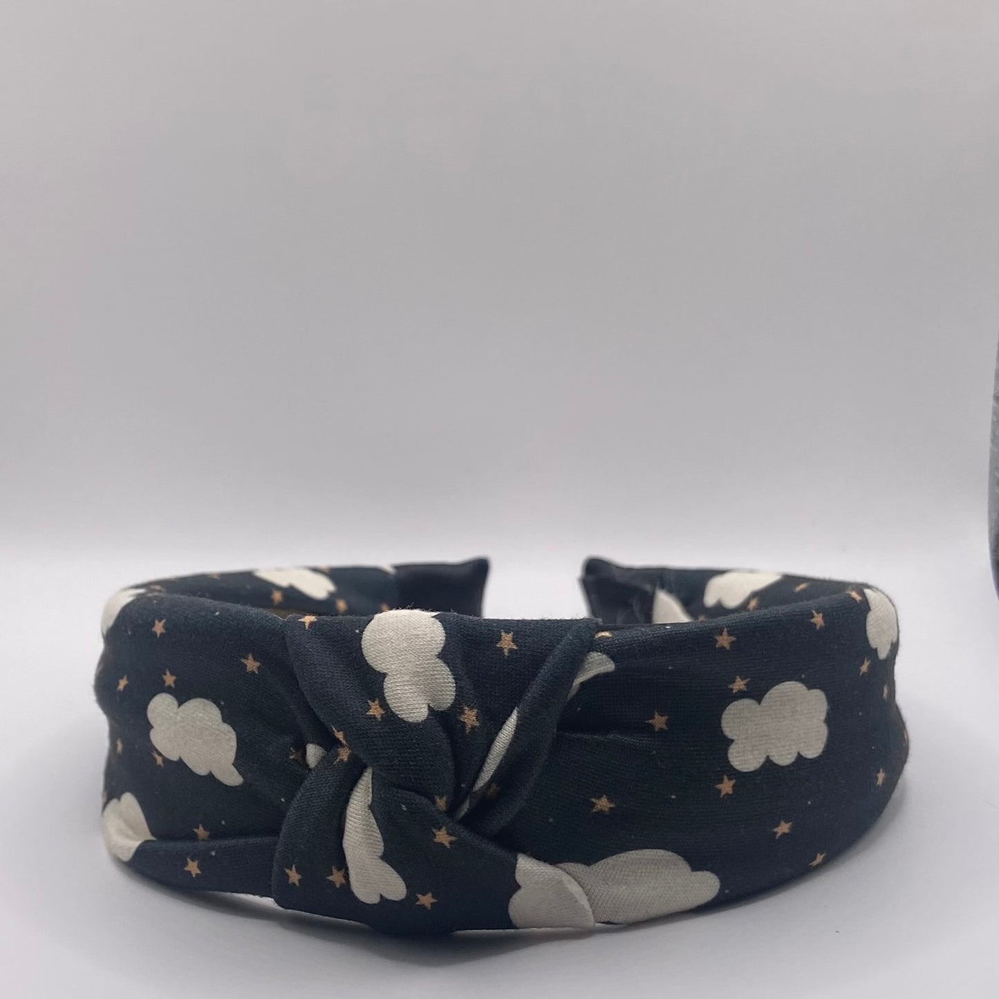 Hard Headband 1.5 Inch- Clouds
