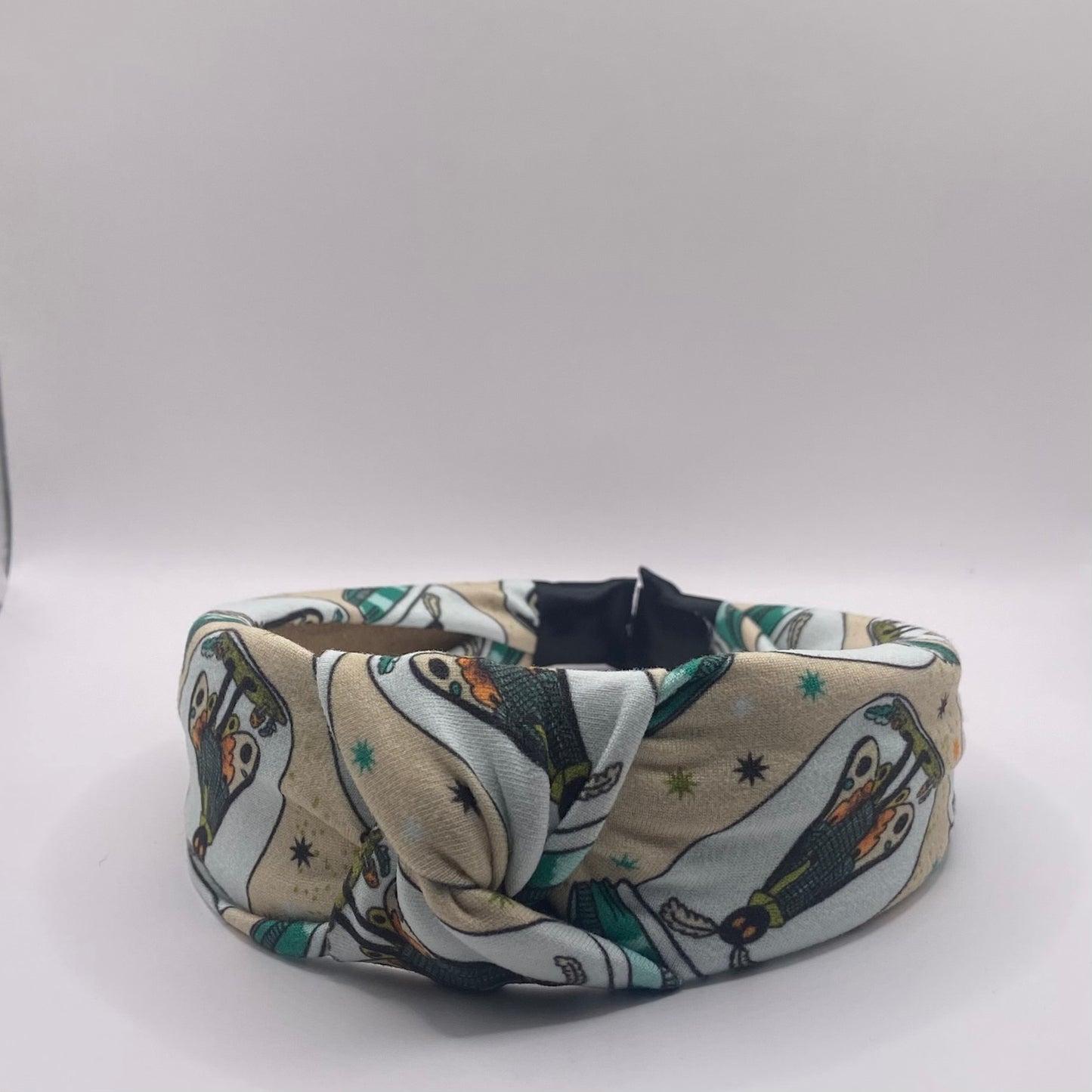 Hard Headband 1.5 Inch- Moth Man