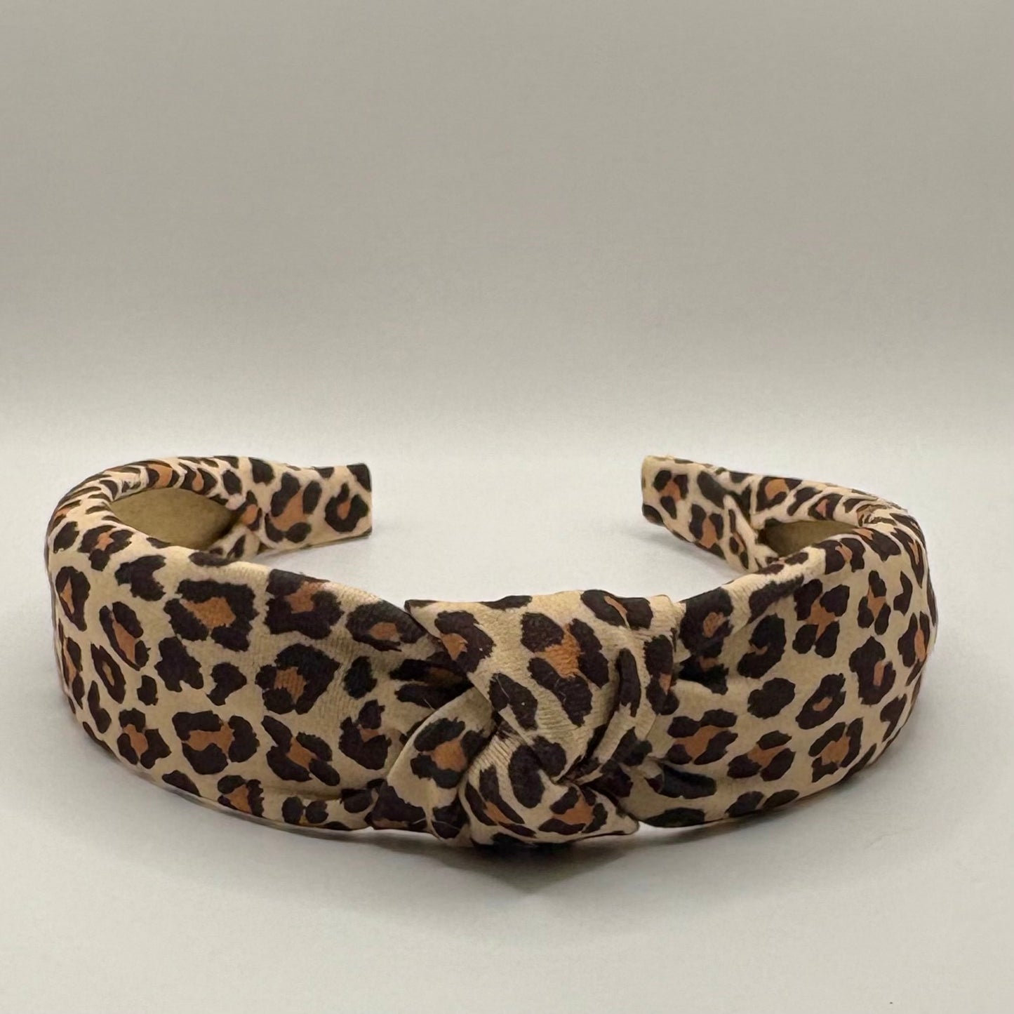 Hard Headband 1 Inch- Cheetah