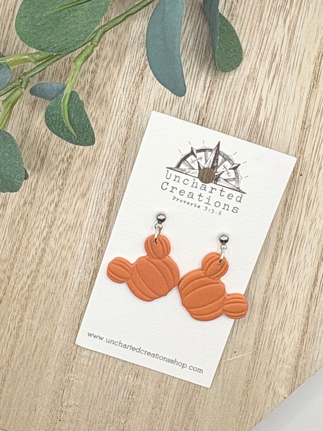 Earring- Mouse Pumpkin