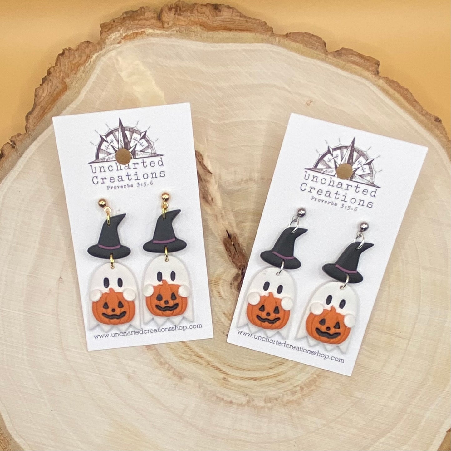 Earring- Witchy Ghost