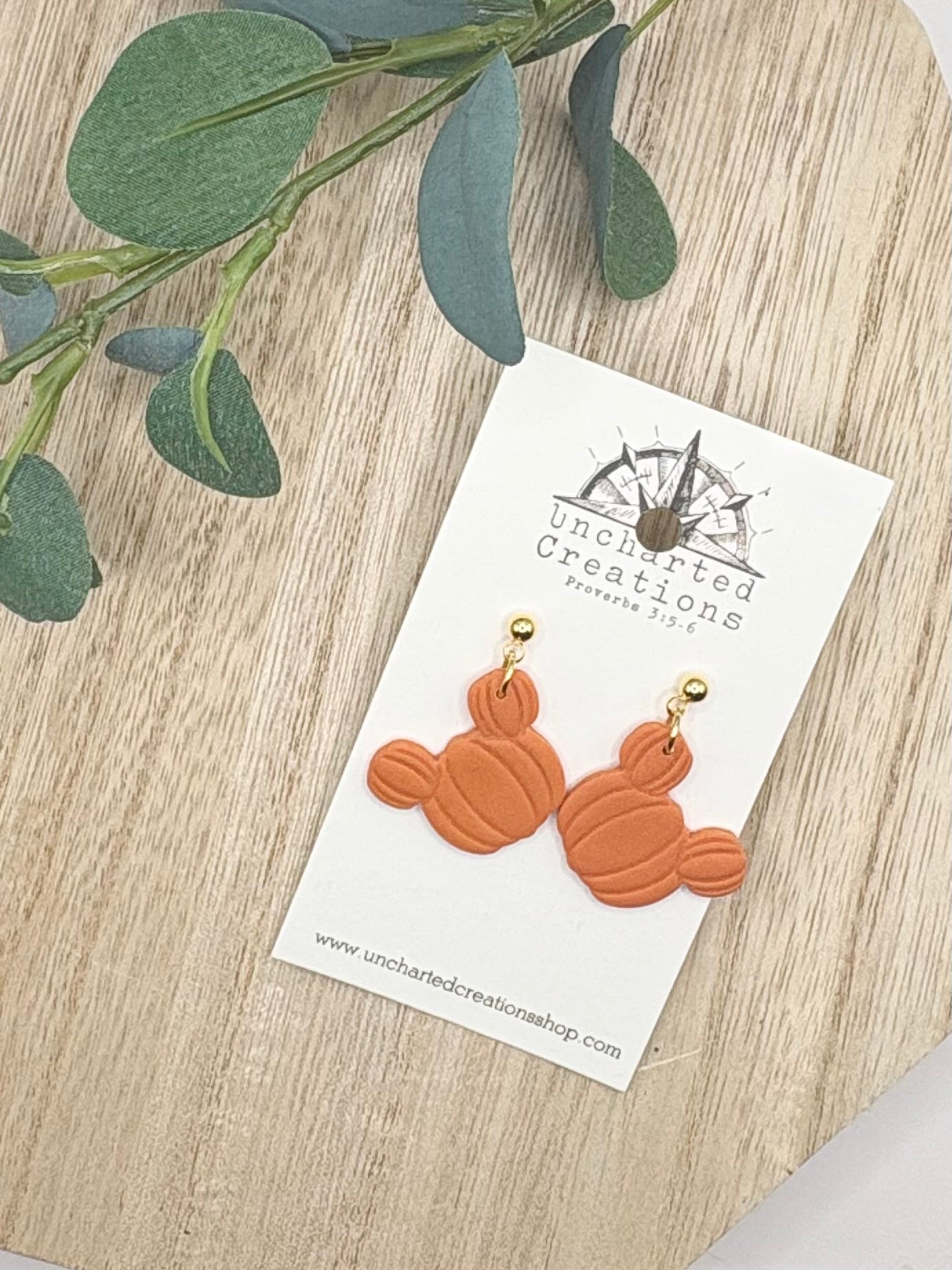 Earring- Mouse Pumpkin