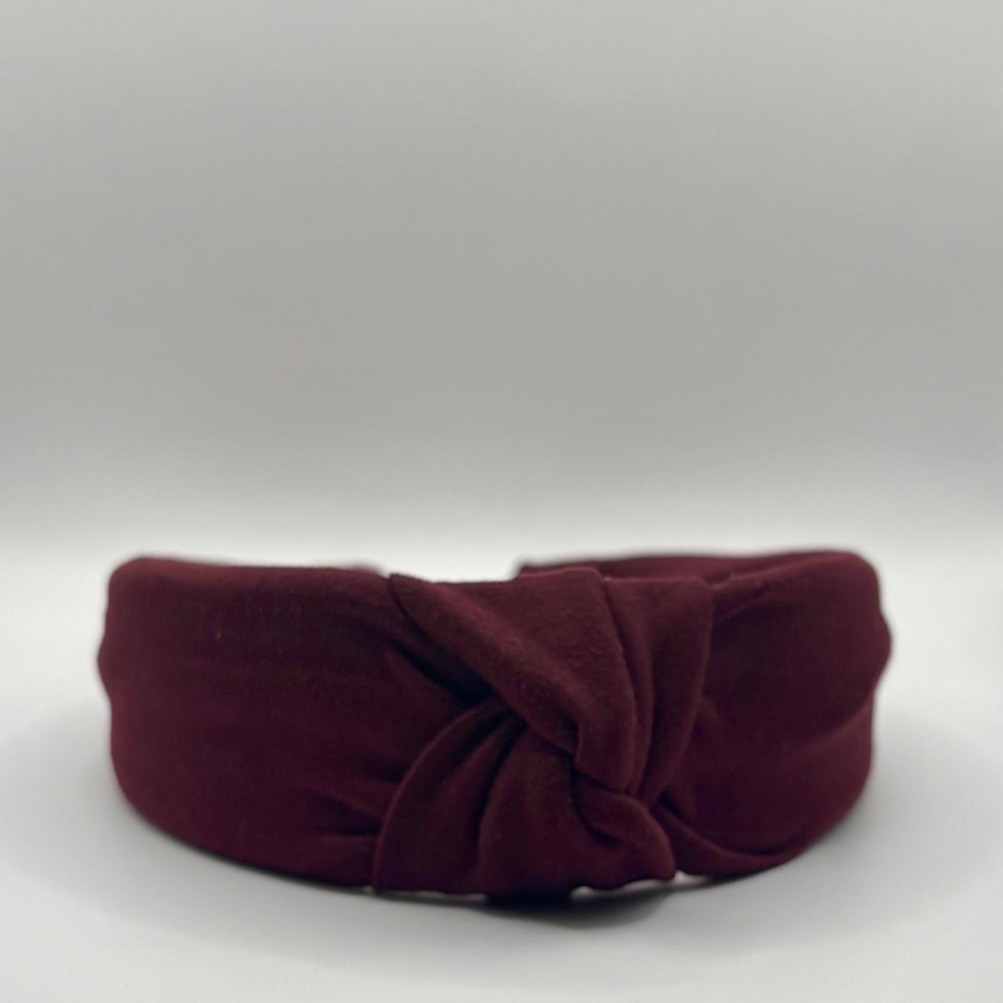 Hard Headband 1.5 Inch- Burgundy