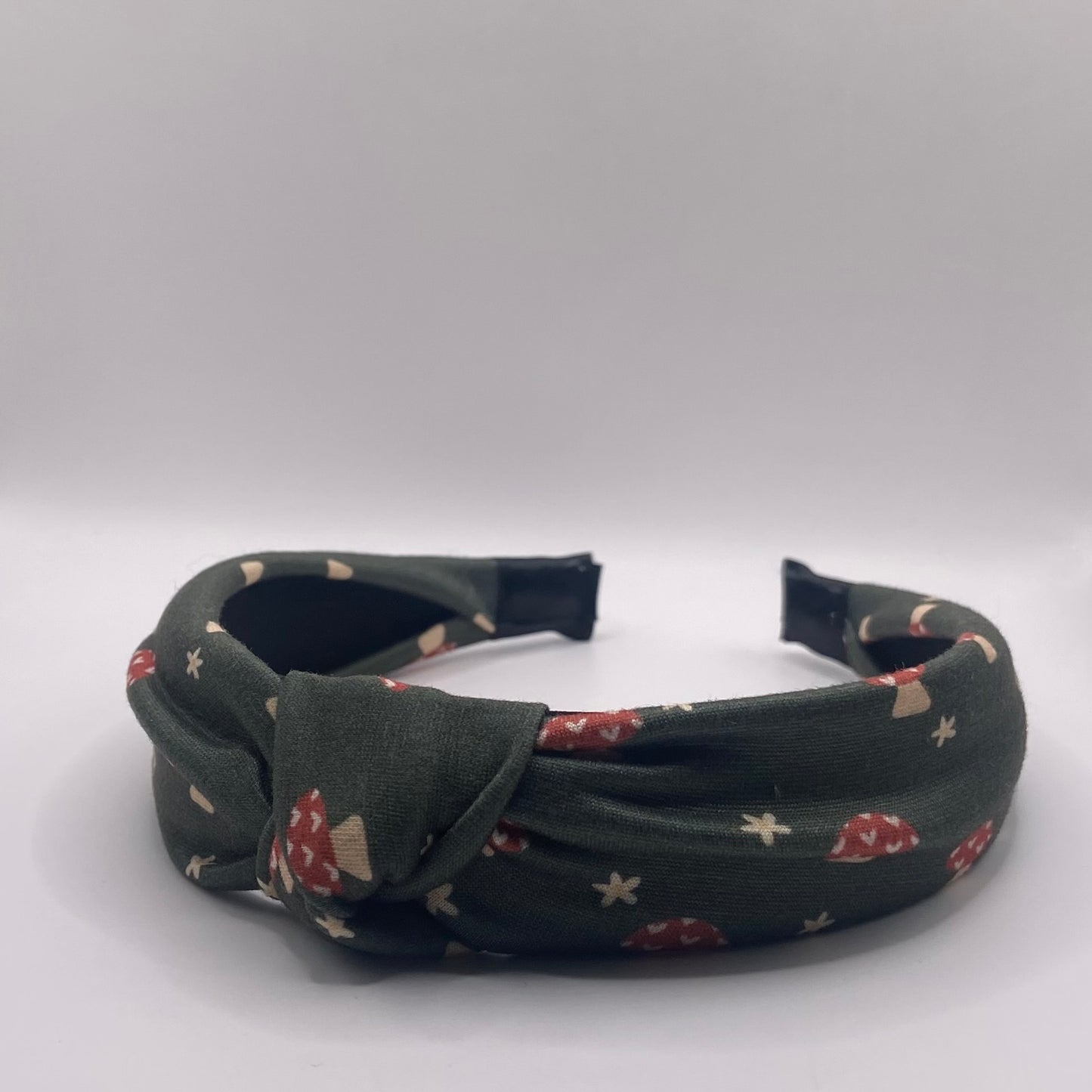 Hard Headband 1 Inch- Mushrooms