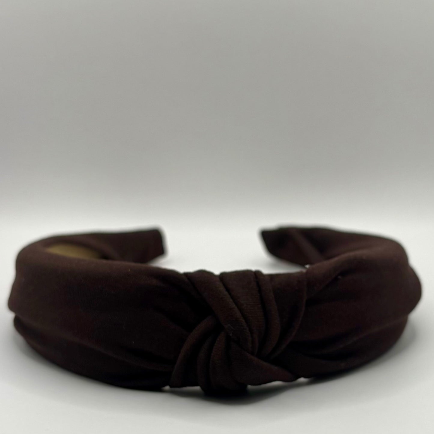 Hard Headband 1 Inch- Dark Chocolate Brown