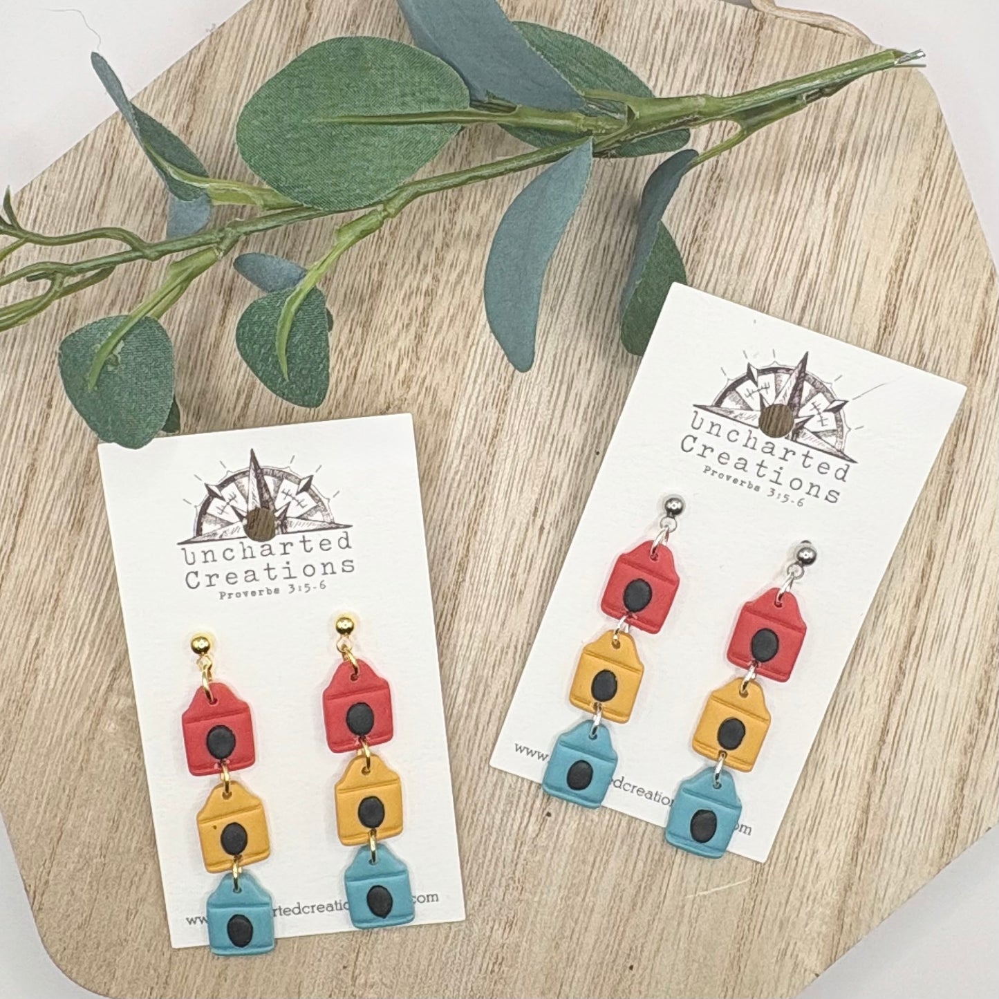 Earring- Crayon Trio