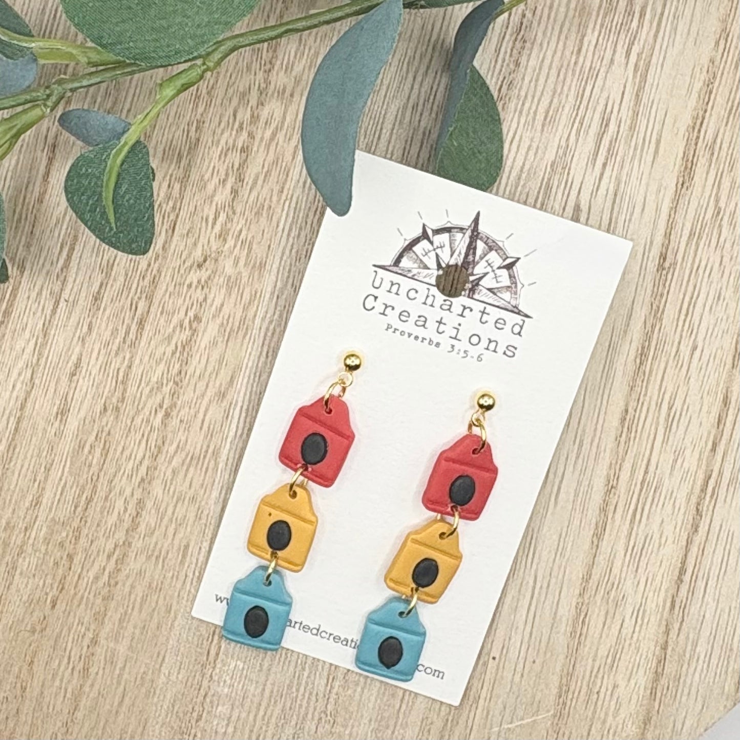 Earring- Crayon Trio