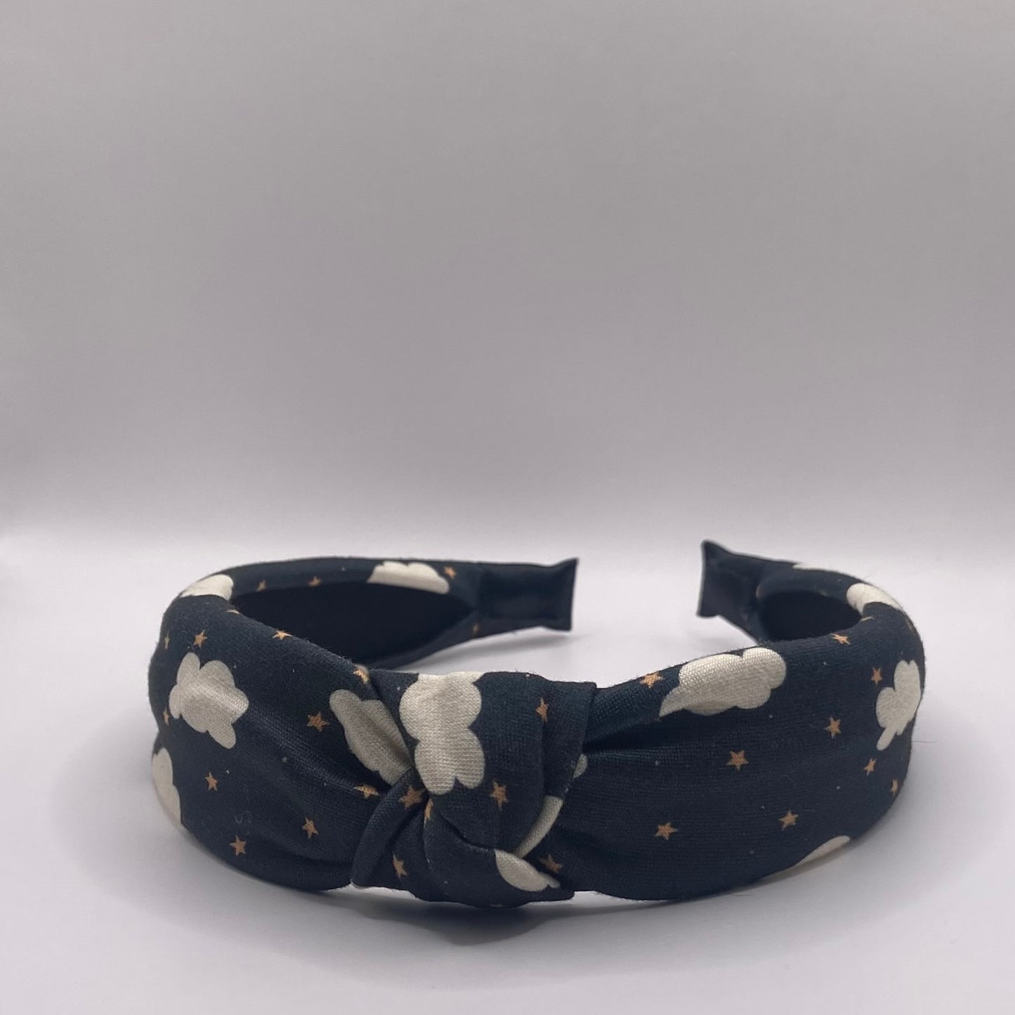 Hard Headband 1 Inch- Clouds