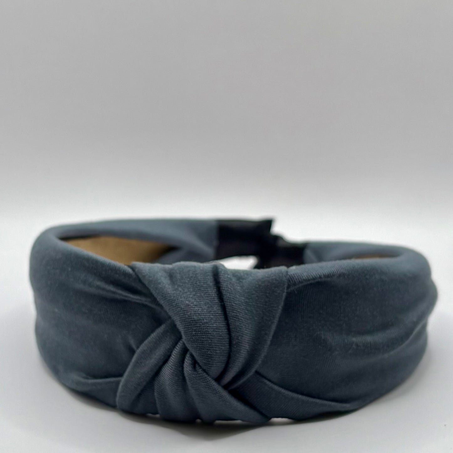 Hard Headband 1.5 Inch- Charcoal Grey
