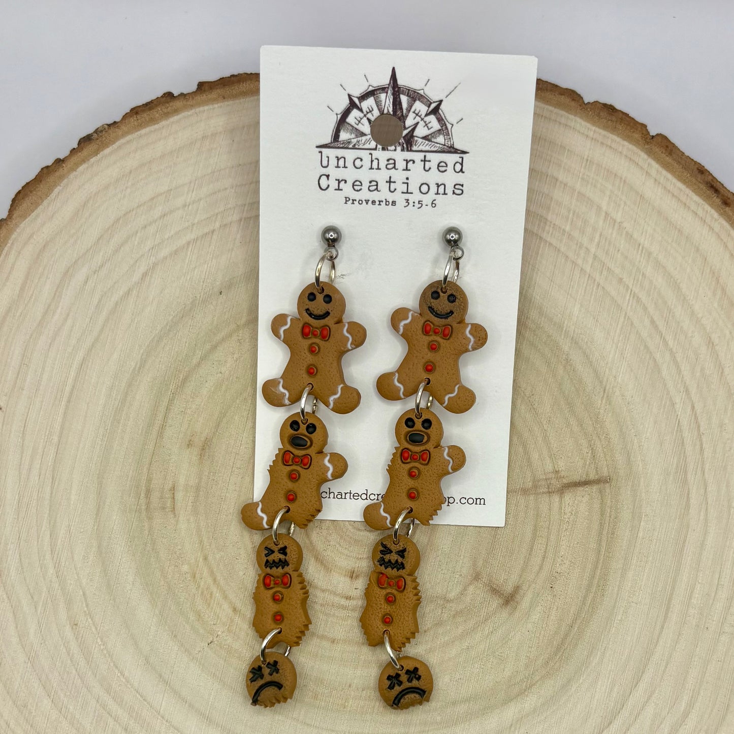 Earring- Eaten Gingerbread