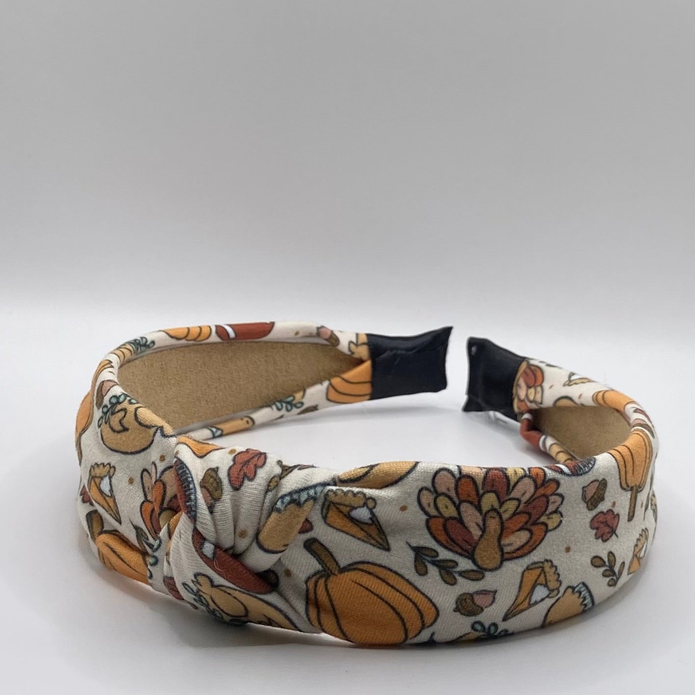 Hard Headband 1 Inch- Thanksgiving and Football
