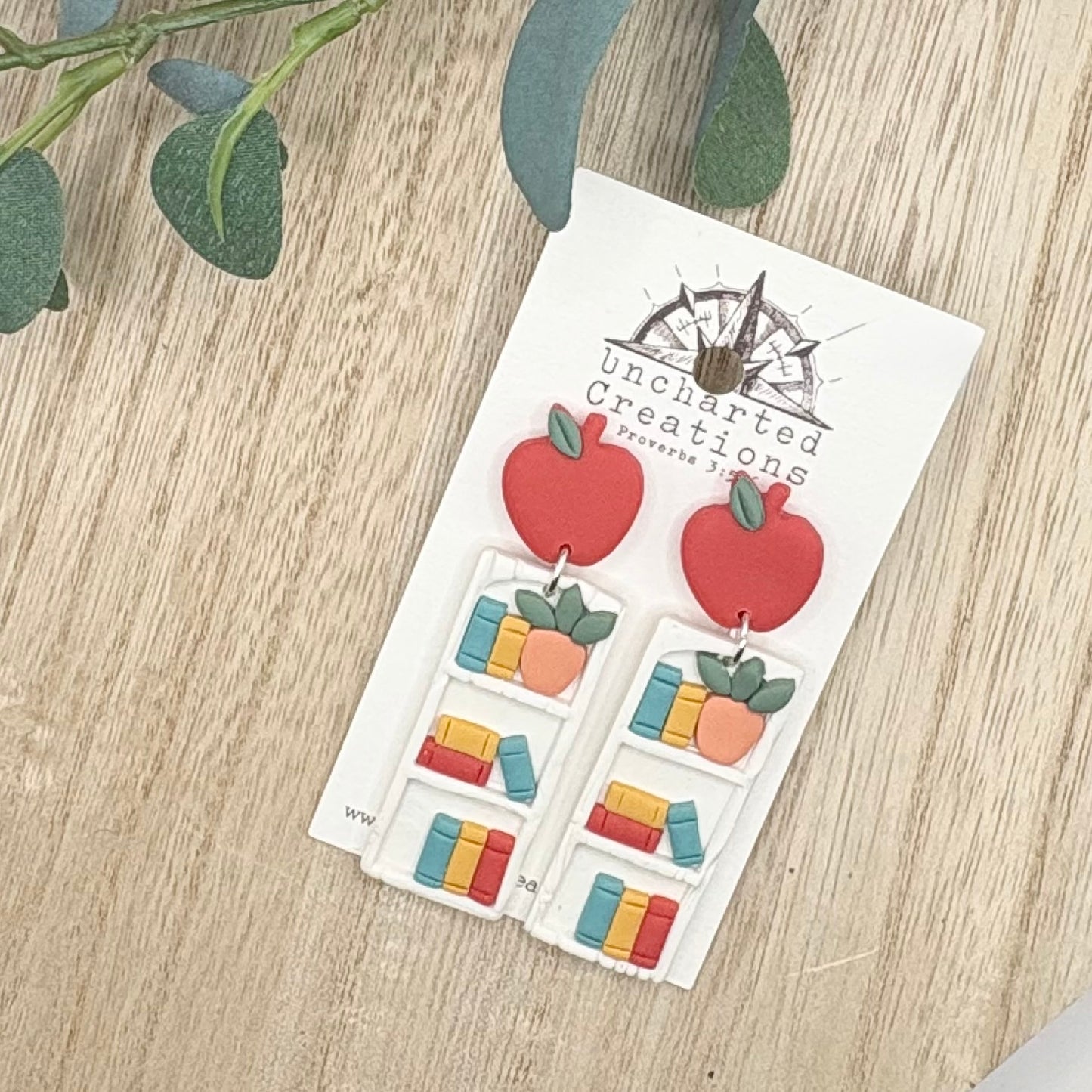 Earring- Teacher Bookshelves