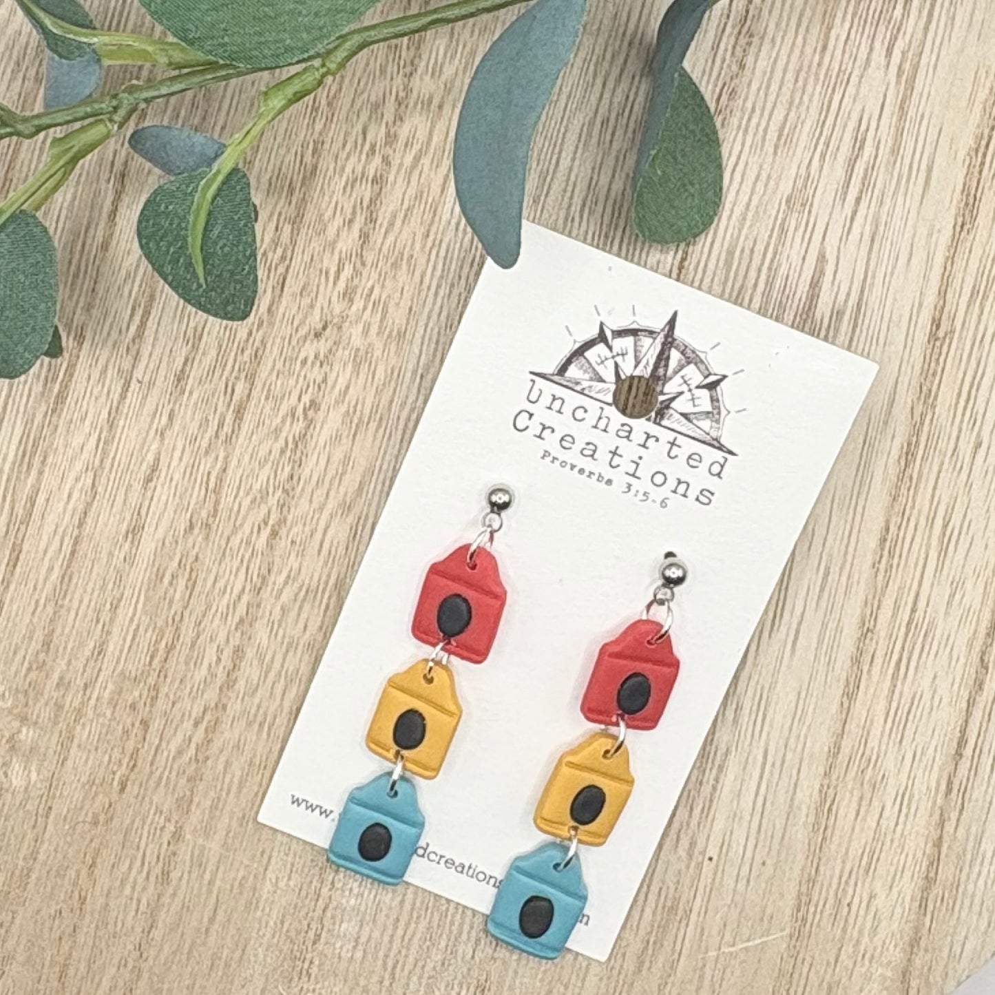 Earring- Crayon Trio