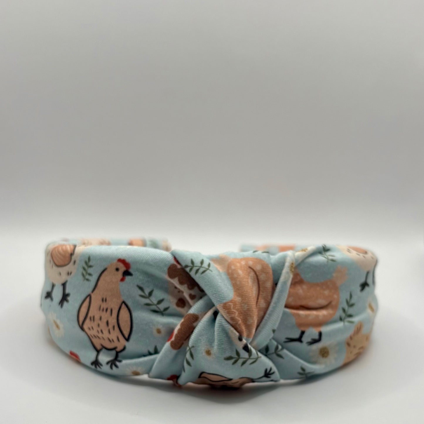Hard Headband 1.5 Inch- Chickens