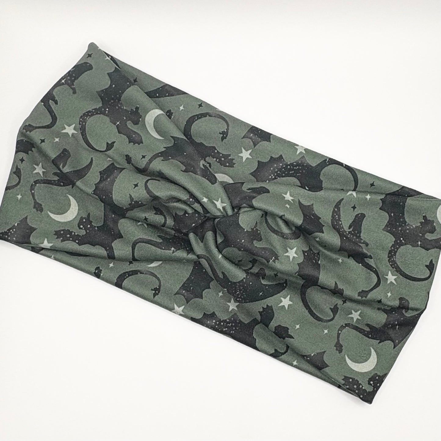 Turban- Olive Dragons