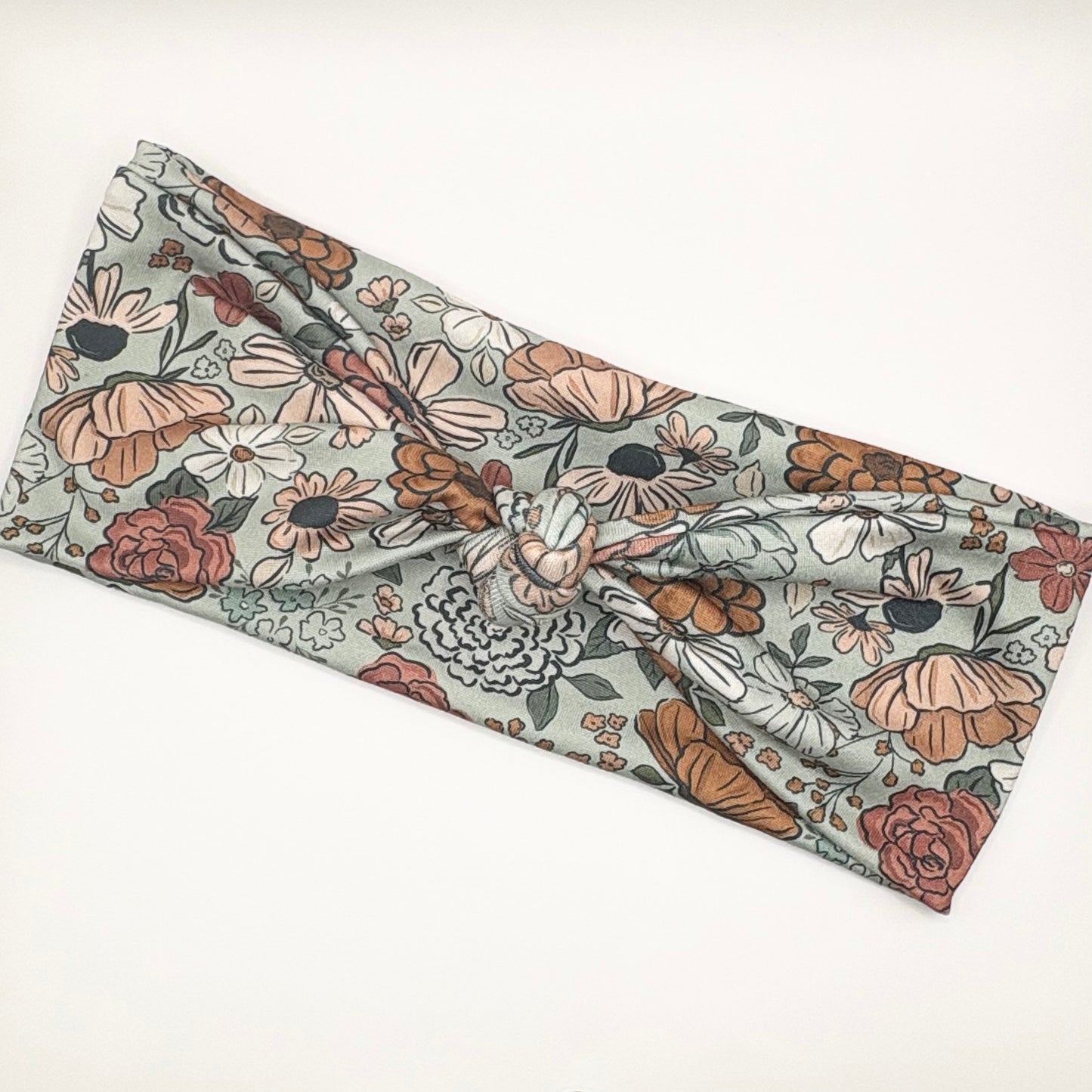 Knot- Aqua Floral