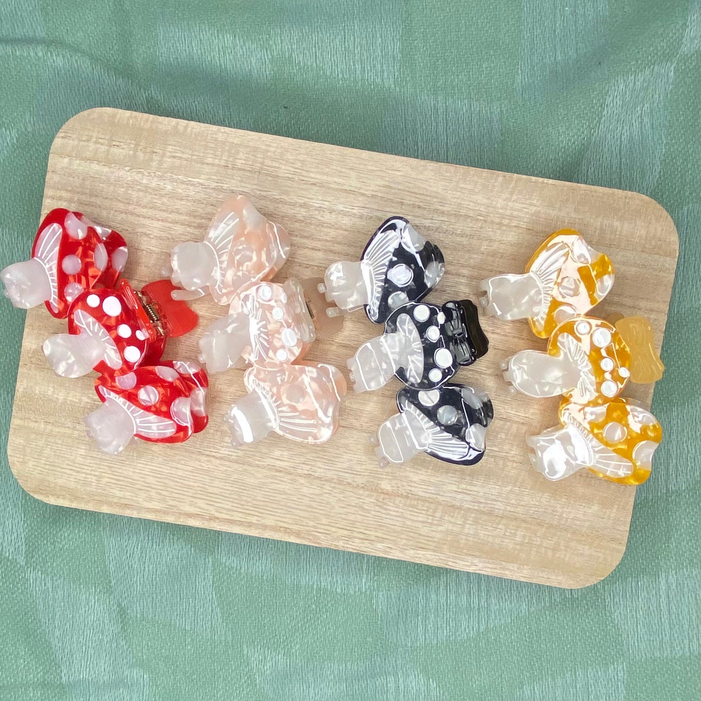 Claw Clip- Mushroom Trio
