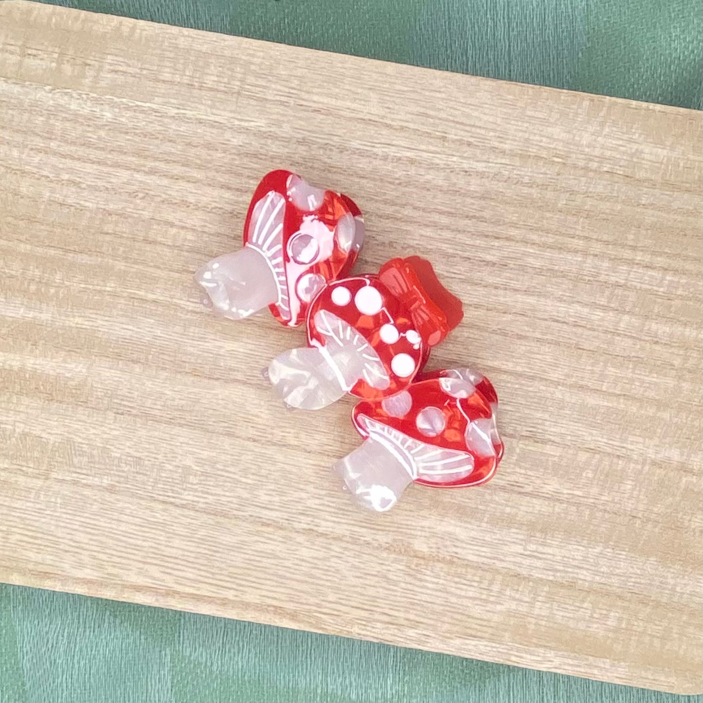 Claw Clip- Mushroom Trio