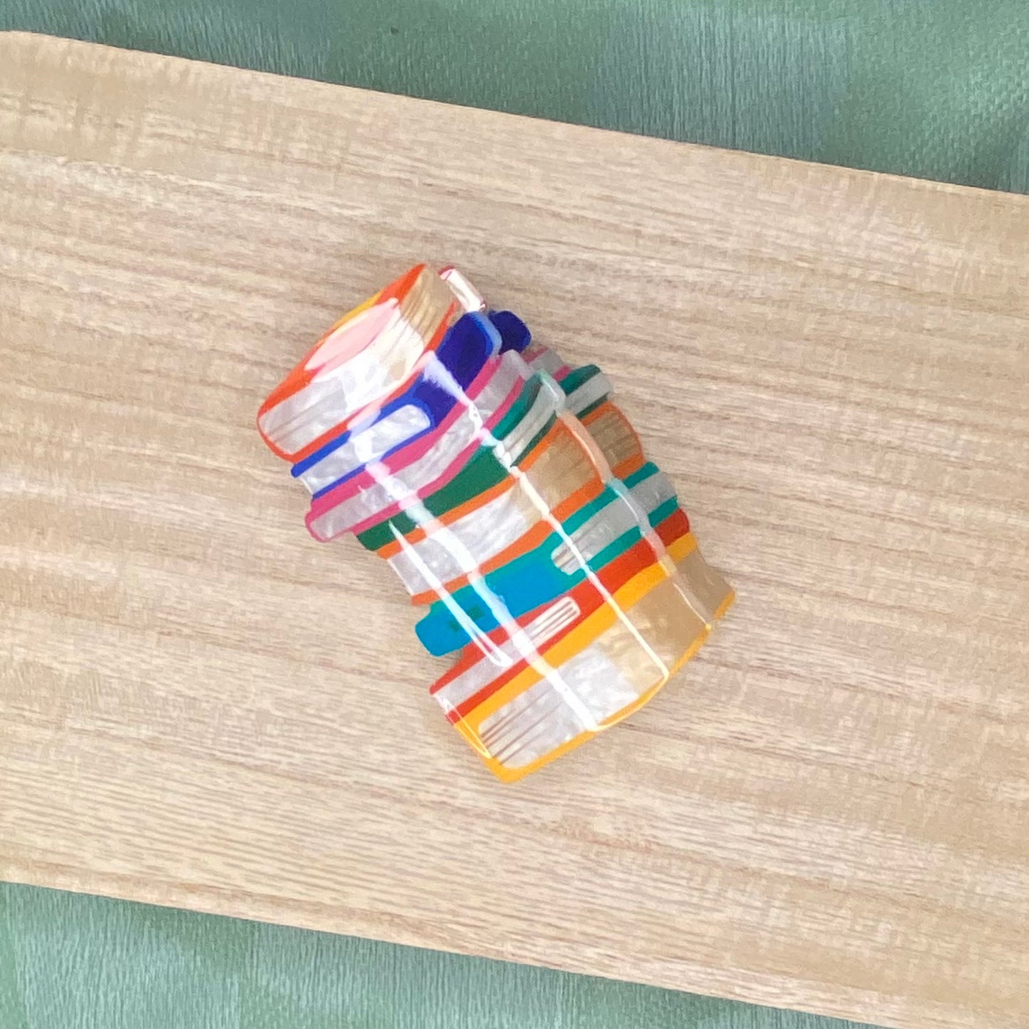 Claw Clip- Color Block Books