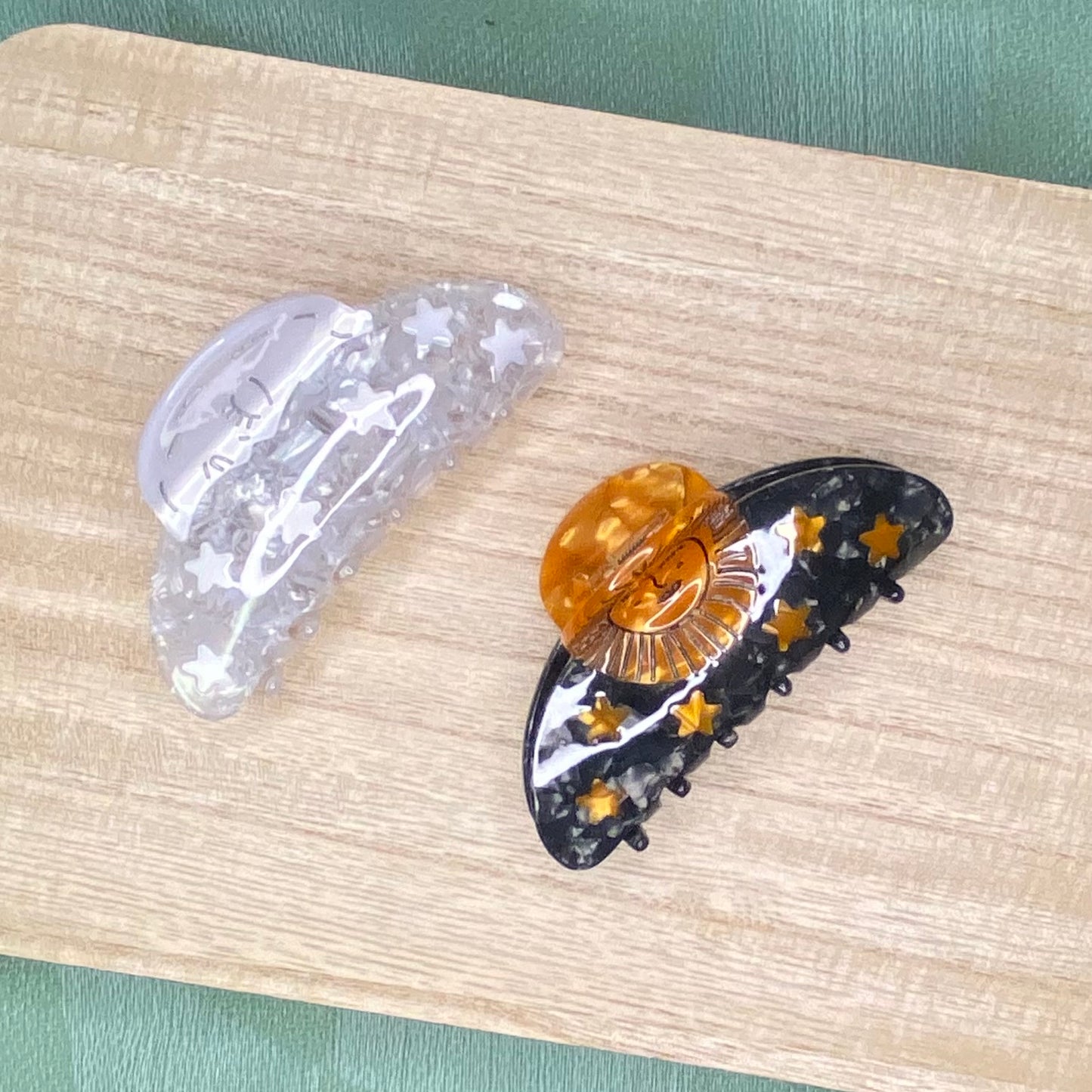 Claw Clip- Sun and Moon
