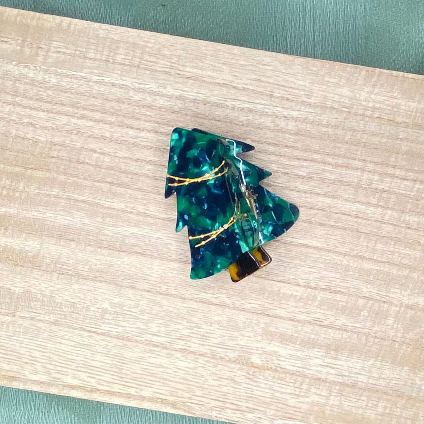 Claw Clip- Christmas Tree