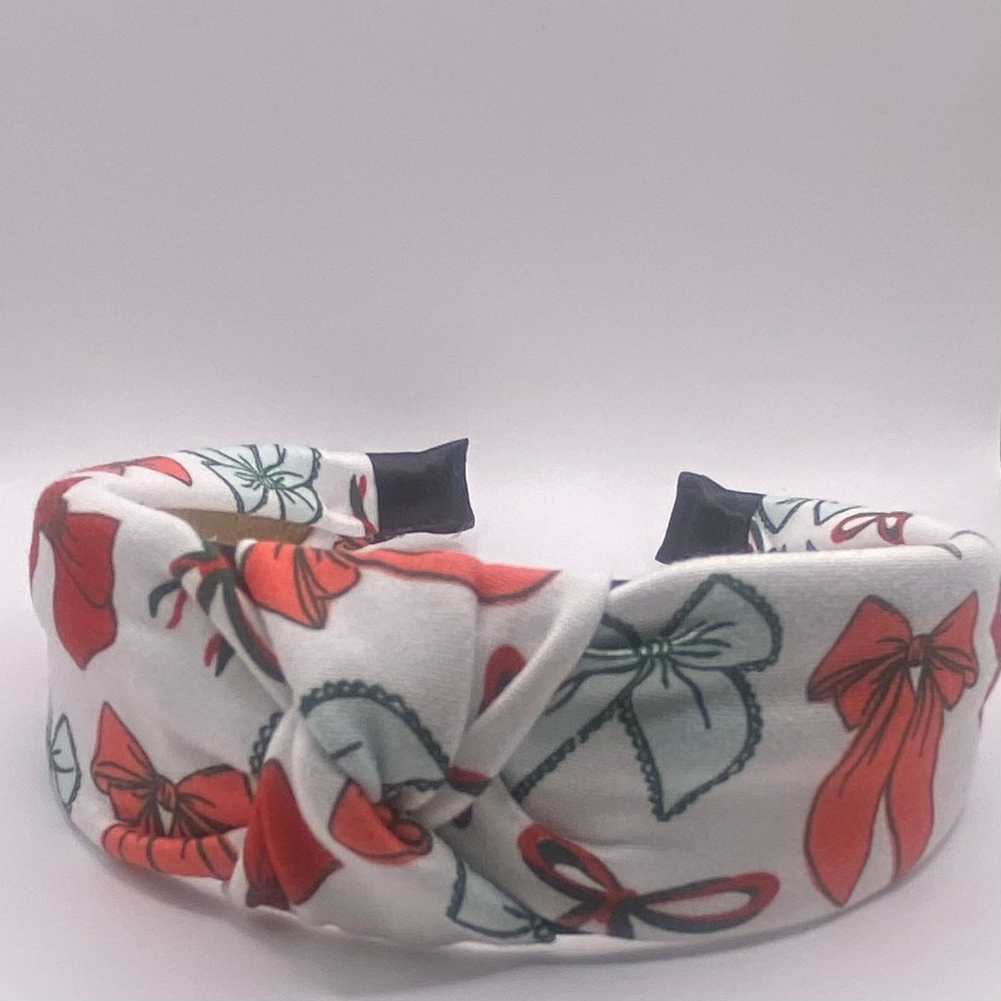 Hard Headband 1.5 Inch- Christmas Bows
