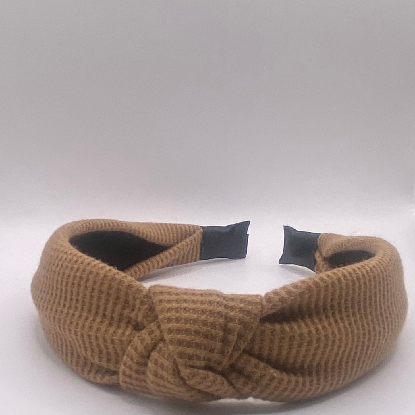Hard Headband 1 Inch- Waffle Soft Brown