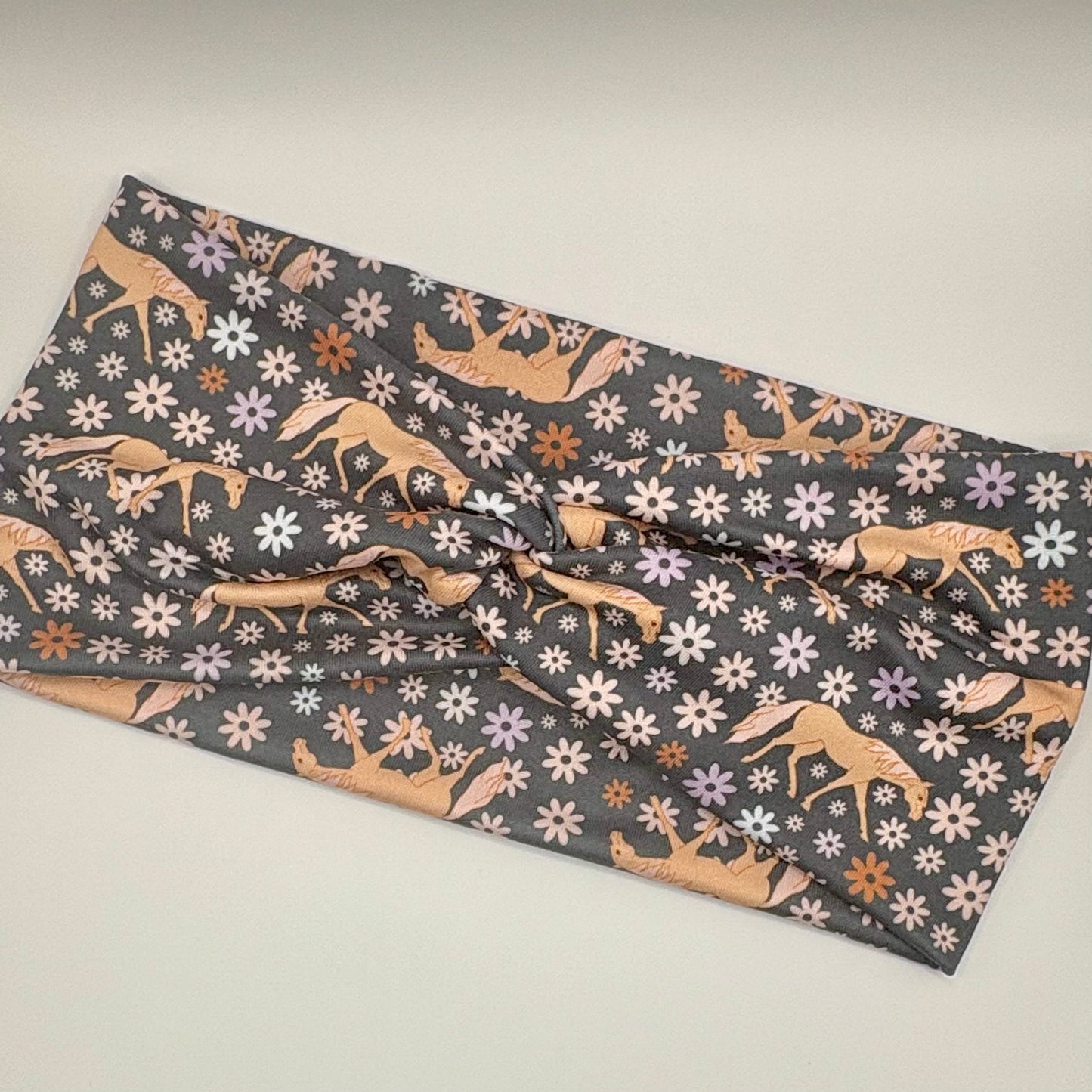 Turban- Horses and Flowers