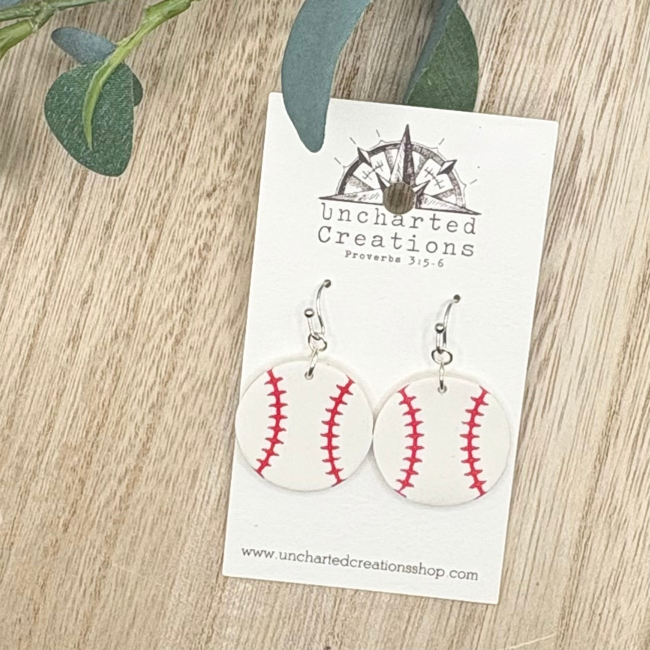 Earring- Baseball