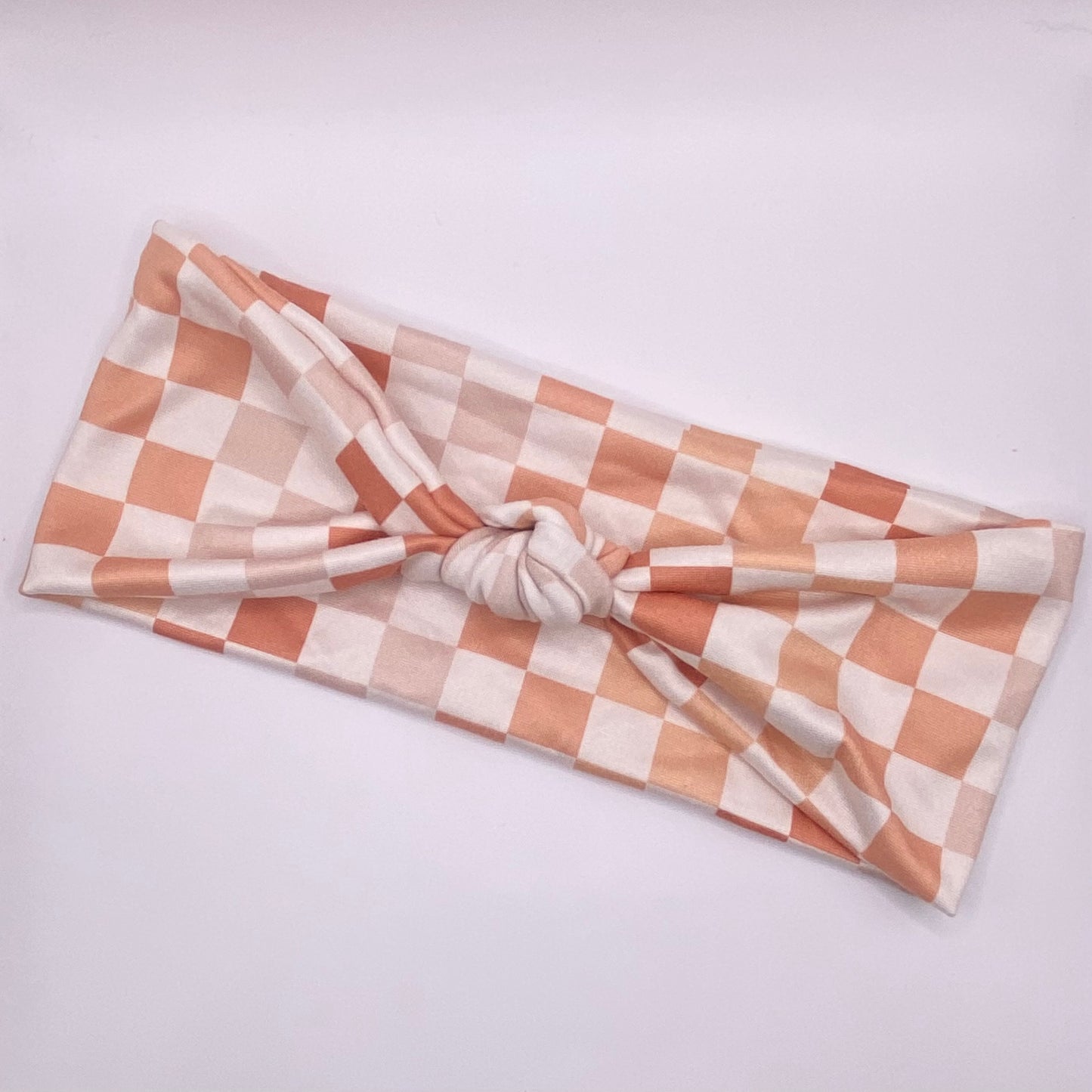 Knot- Peachy Checker