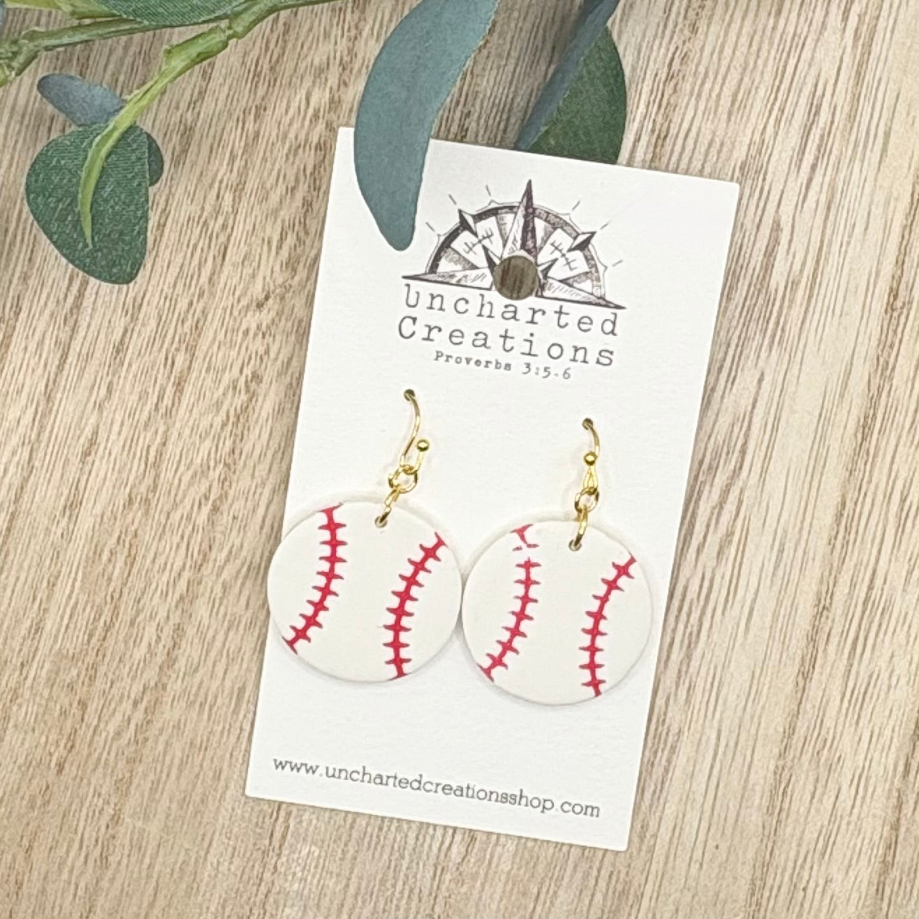 Earring- Baseball