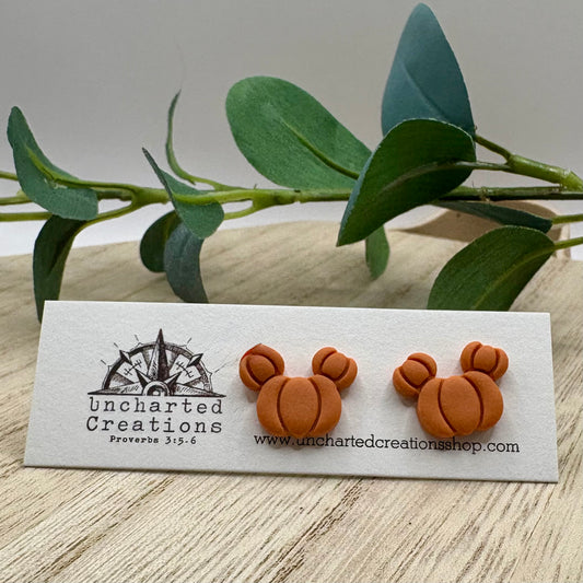 Stud- Mouse Pumpkin