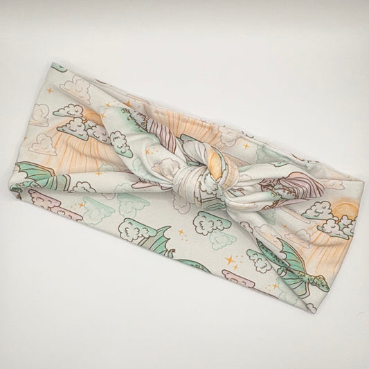 Tie- Pastel Dragons