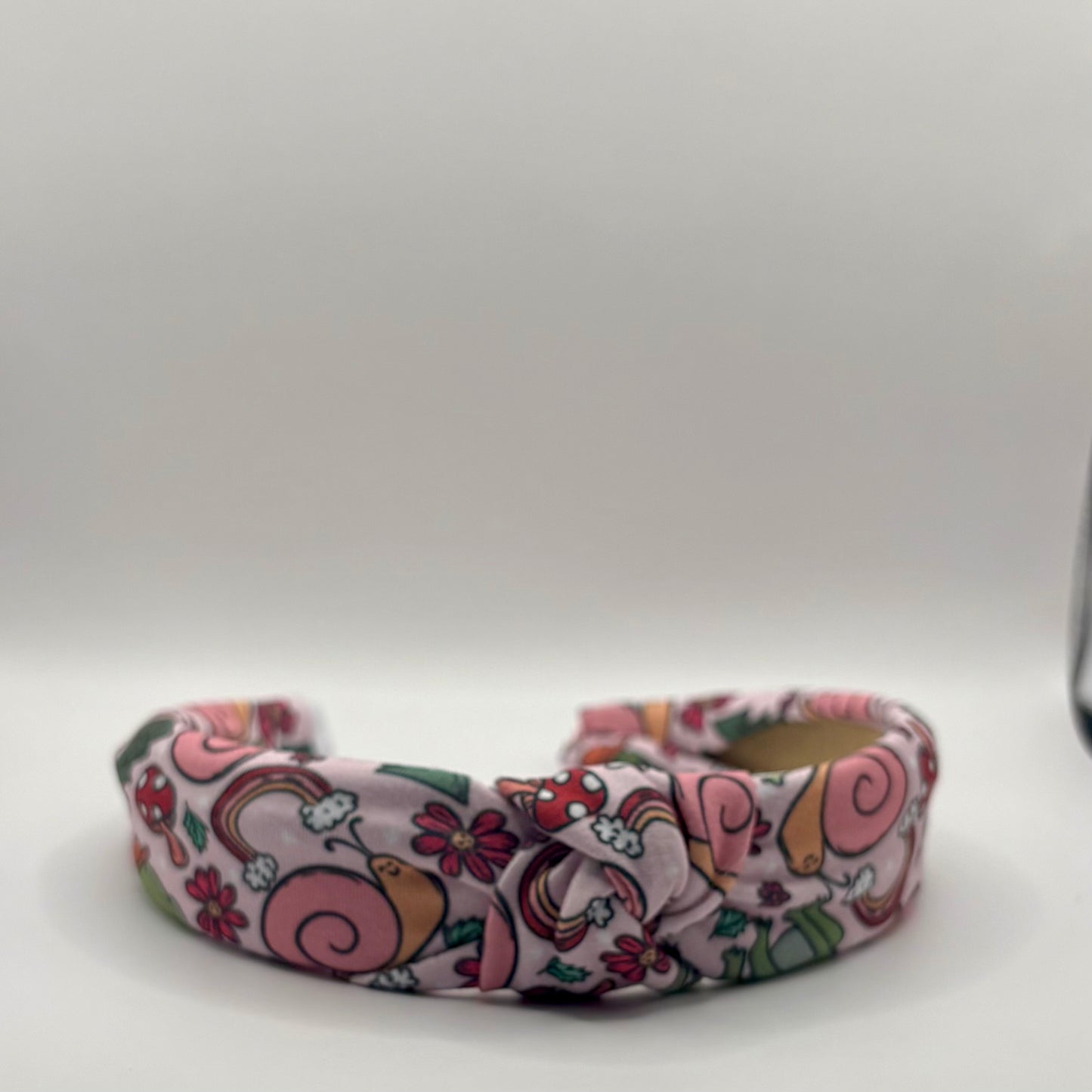 Hard Headband 1 Inch- Spring Frogs and Snails