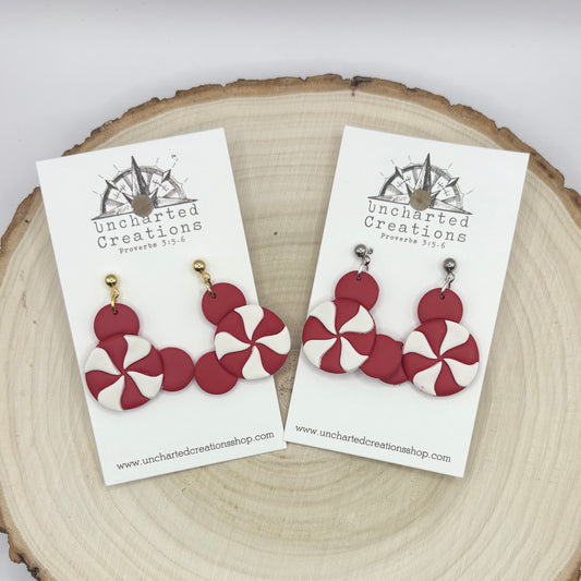 Earring- Mini Mouse Peppermint