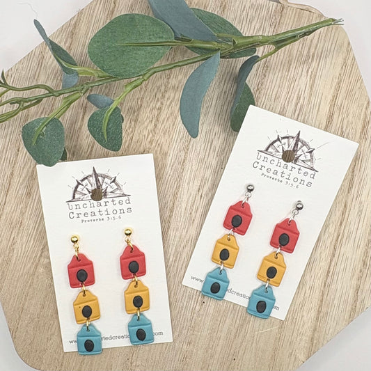Earring- Crayon Trio