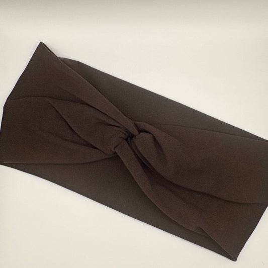 Turban- Dark Chocolate Brown