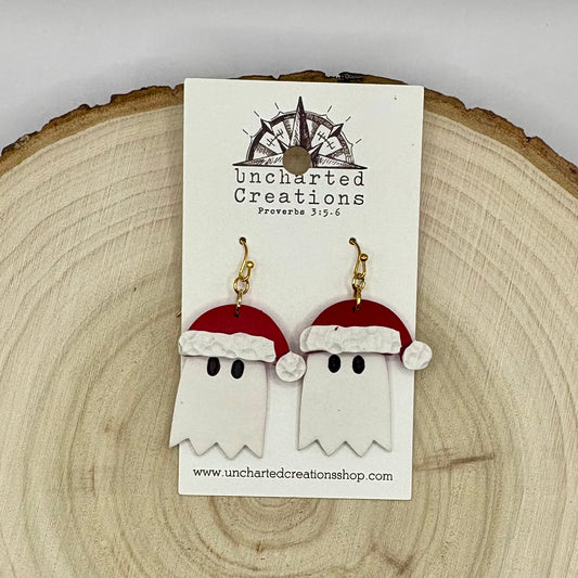 Earring- Christmas Ghosts