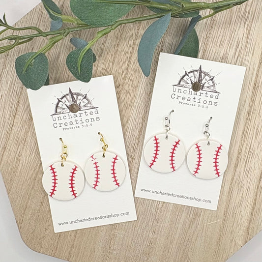 Earring- Baseball
