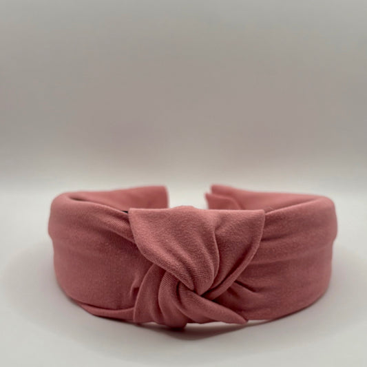 Hard Headband 1.5 Inch- Pink Rose