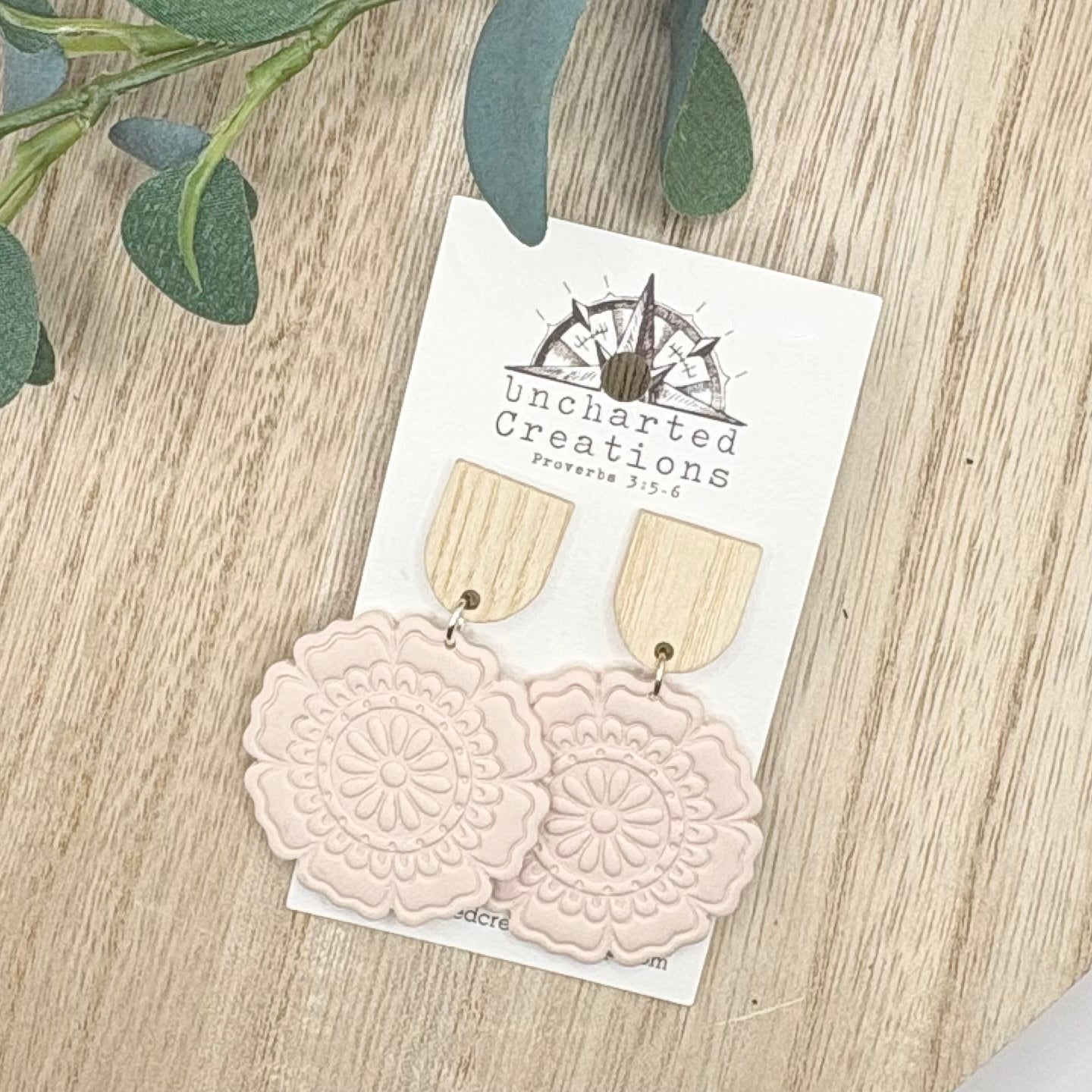 Earring- Blush Mandalas
