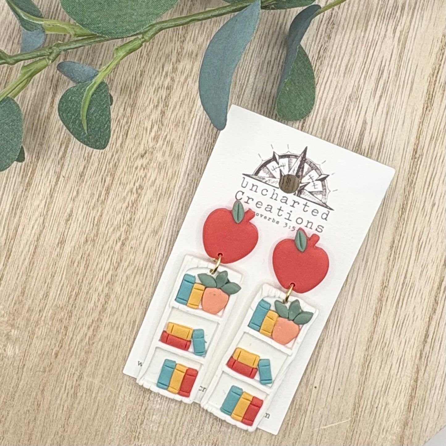Earring- Teacher Bookshelves