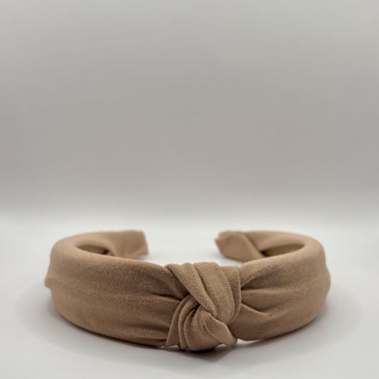 Hard Headband 1 Inch- Taupe