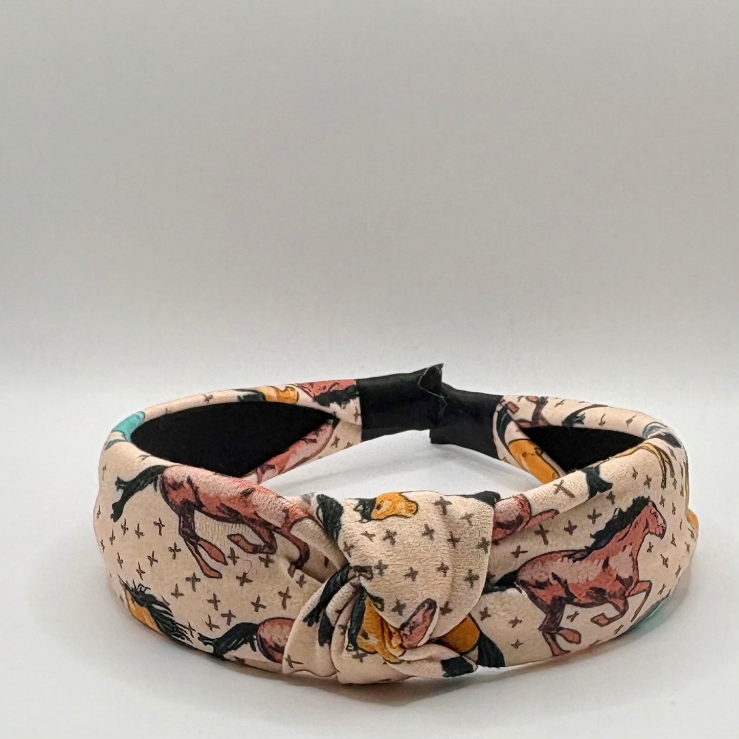 Hard Headband 1 Inch- Wild Horses