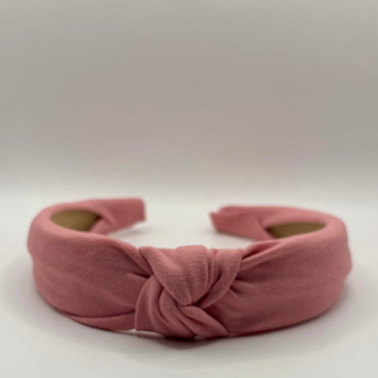 Hard Headband 1 Inch- Pink Rose