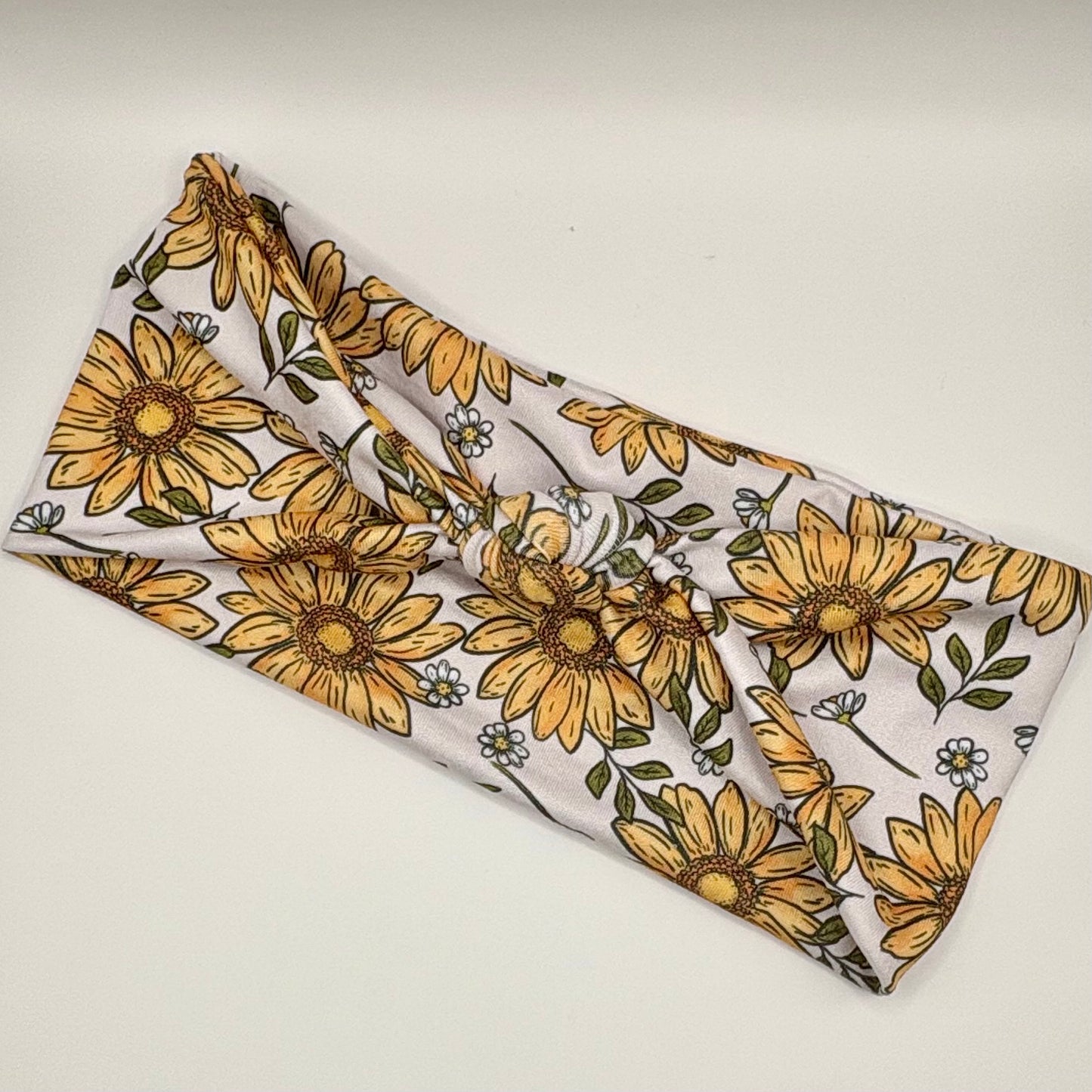 Knot- Cream Sunflowers