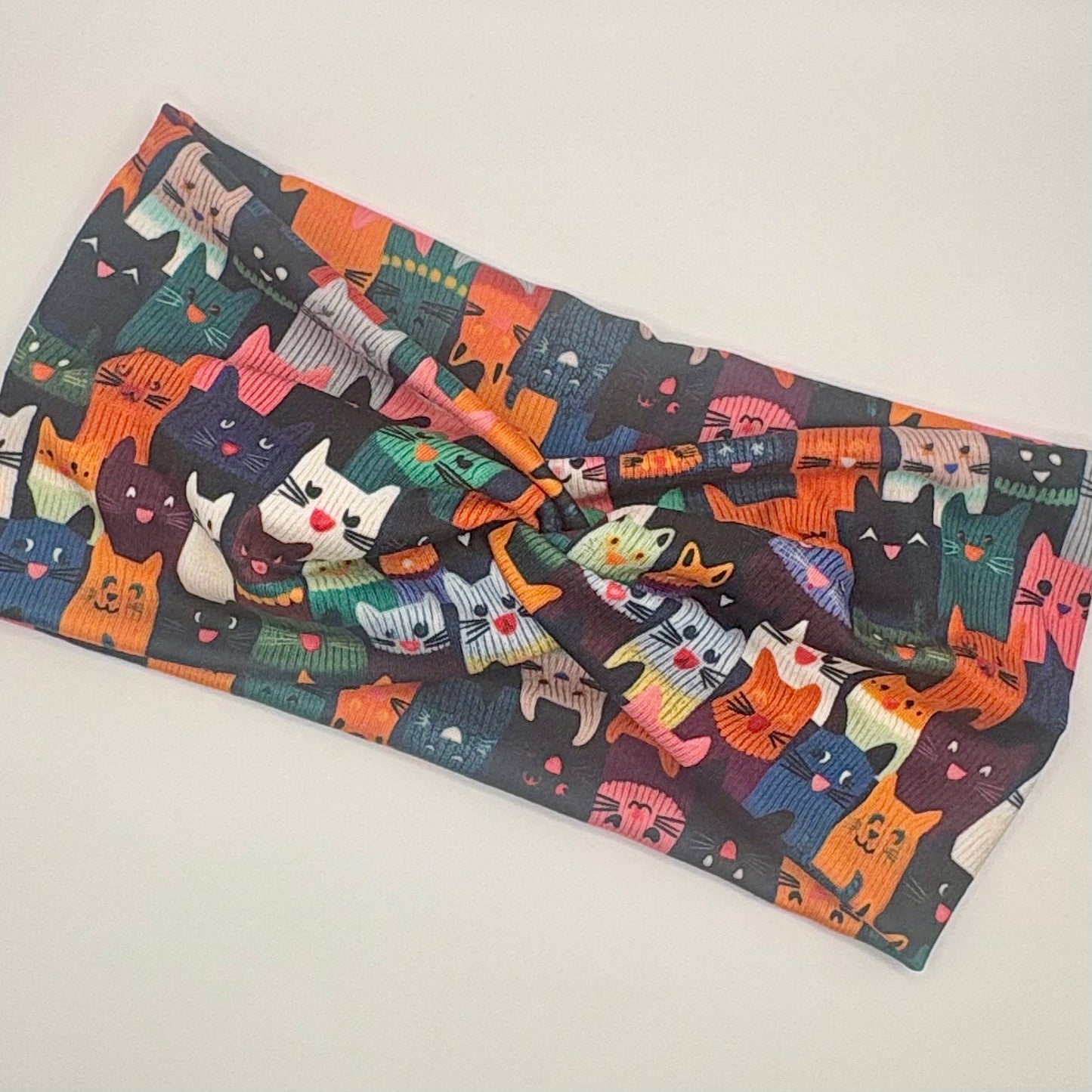 Turban- Colorful Cats