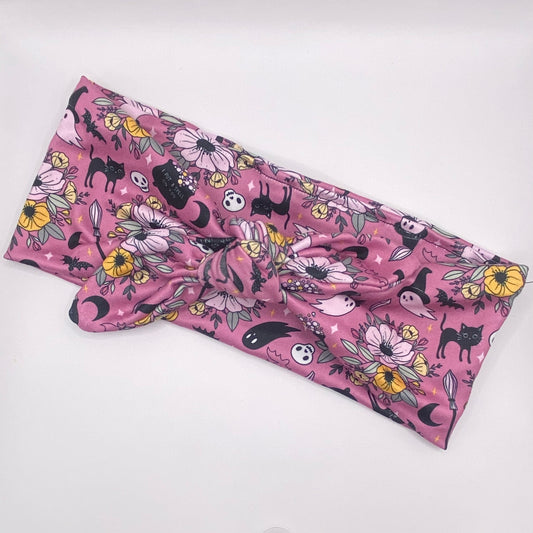 Tie- Halloween Magical Floral