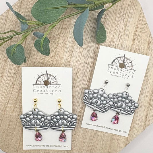 Earring- Bubble Crown